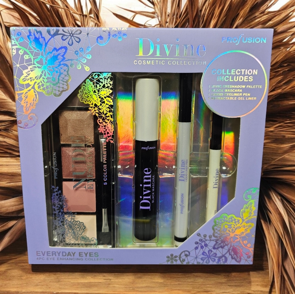 Profusion Divine Cosmetic Collection -  Nude‎ 4pc Eye Enhancing Collection - NIB